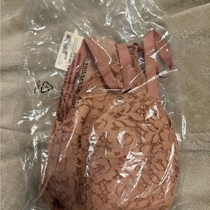 Elegant Lace Nude Nursing Bra